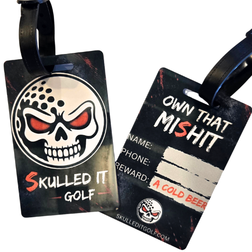 Skulled It Golf Bag Tag